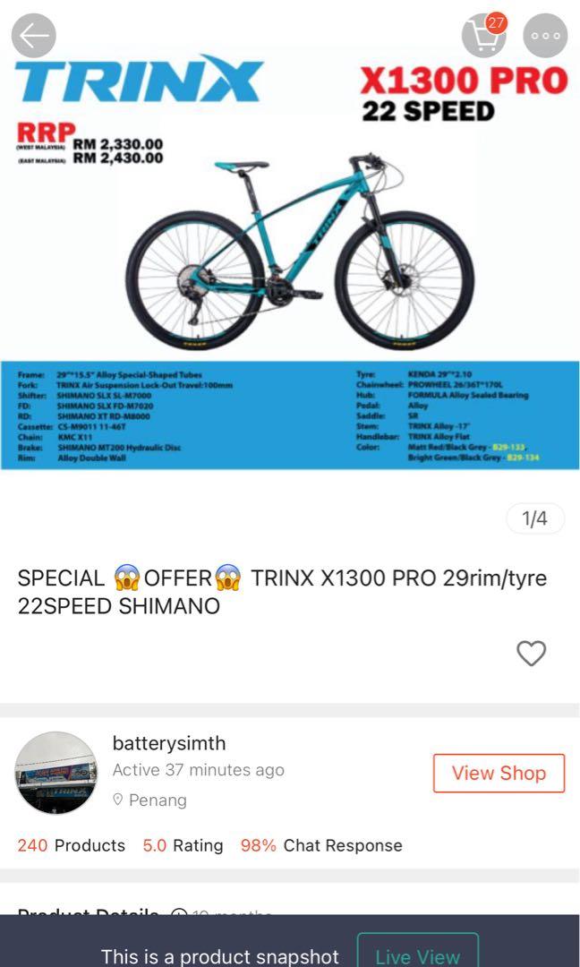 trinx x1300