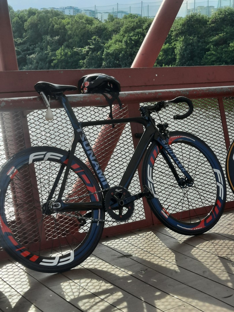 carbon track frameset