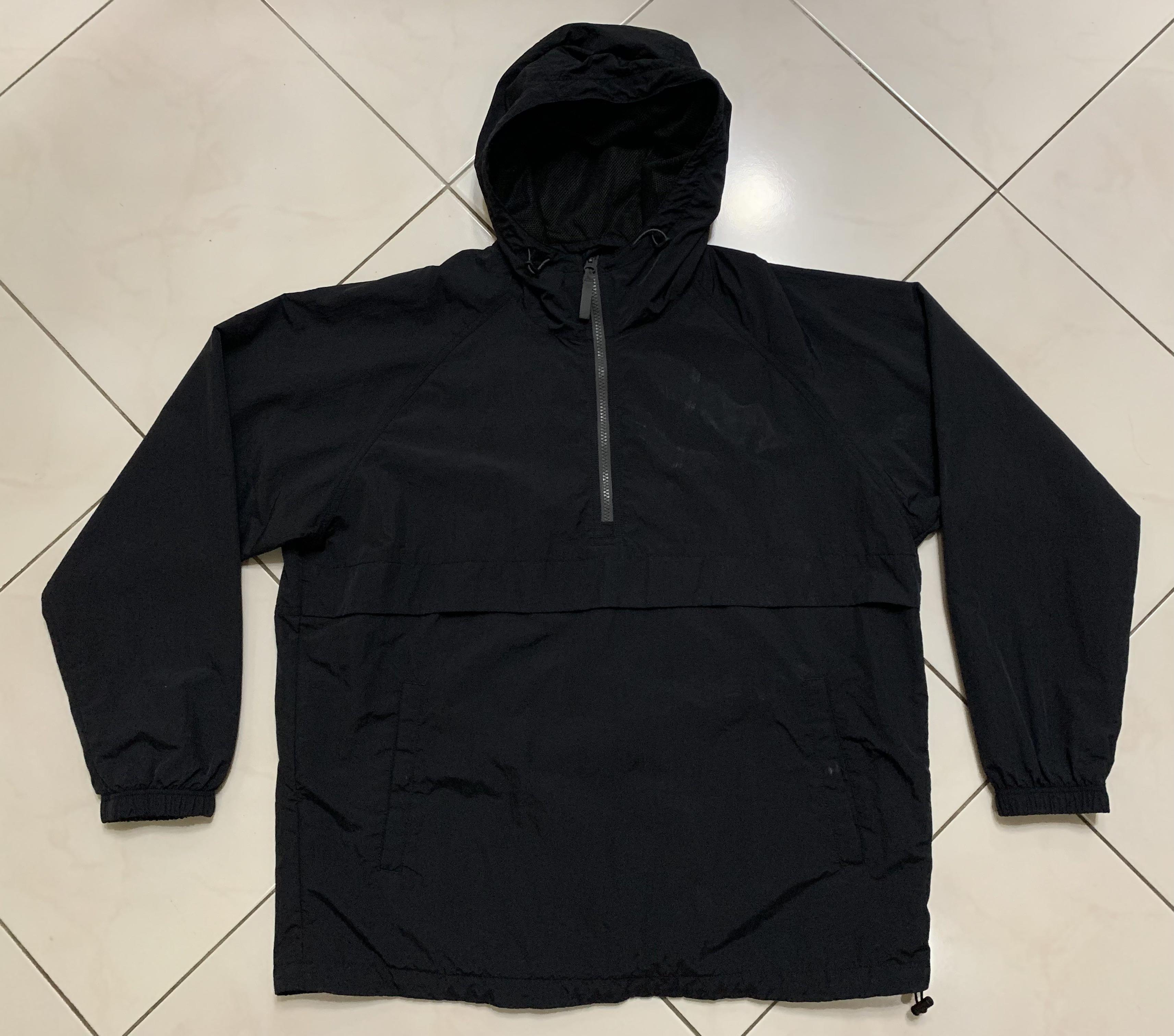 Half zip kangaroo pocket fluffy hoodie hot sale