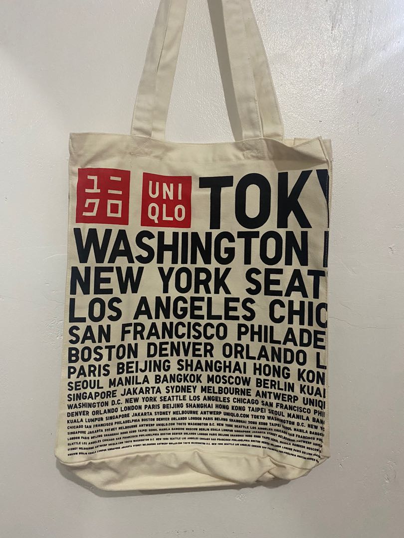 Uniqlo Tote Bag, Women's Fashion, Bags & Wallets, Tote Bags on Carousell
