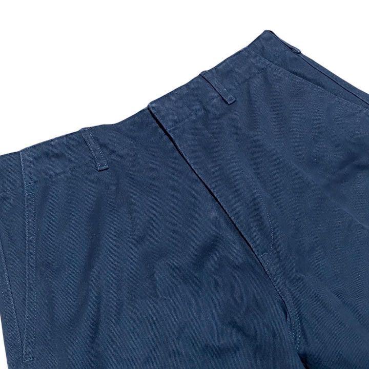 Uniqlo U navy long pant, Fesyen Pria 