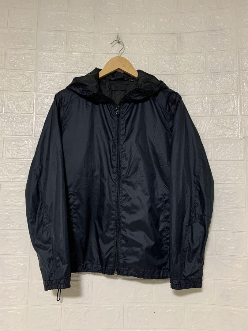 Uniqlo black windbreaker outlet