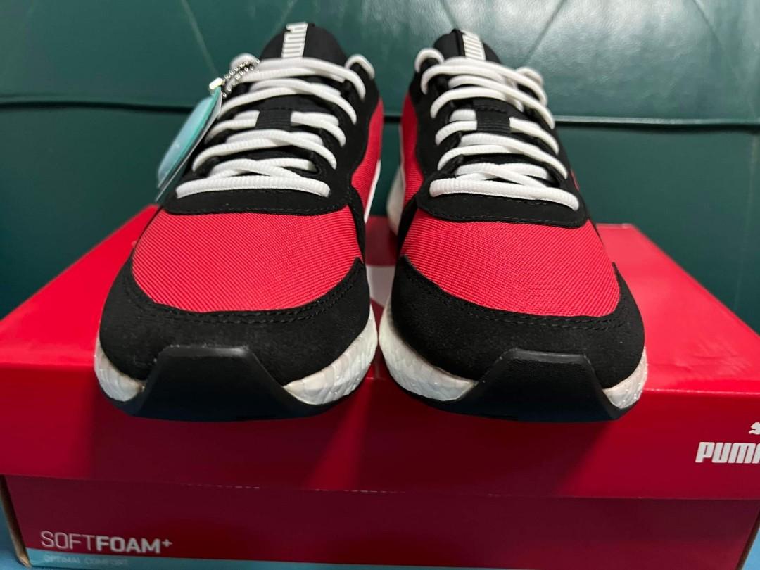 US 9 Puma NRGY Neko Retro High Risk Red Men s Running Shoes Men s