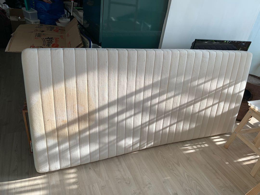 used ikea malfors single mattress 90x200cm, Furniture & Home Living