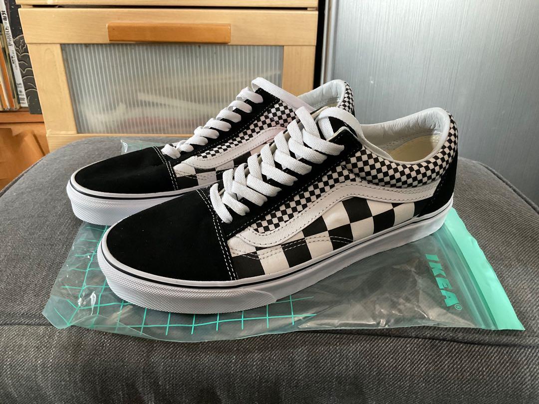 Small and big outlet checkerboard vans