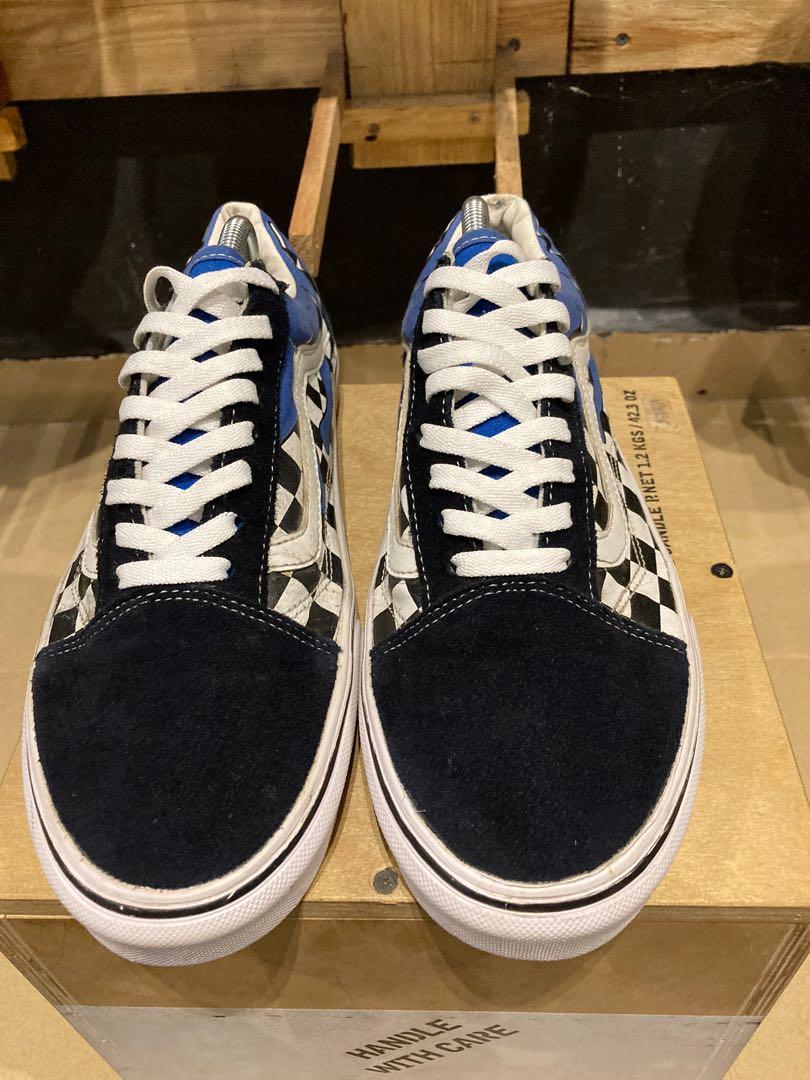 Navy blue flame sale vans