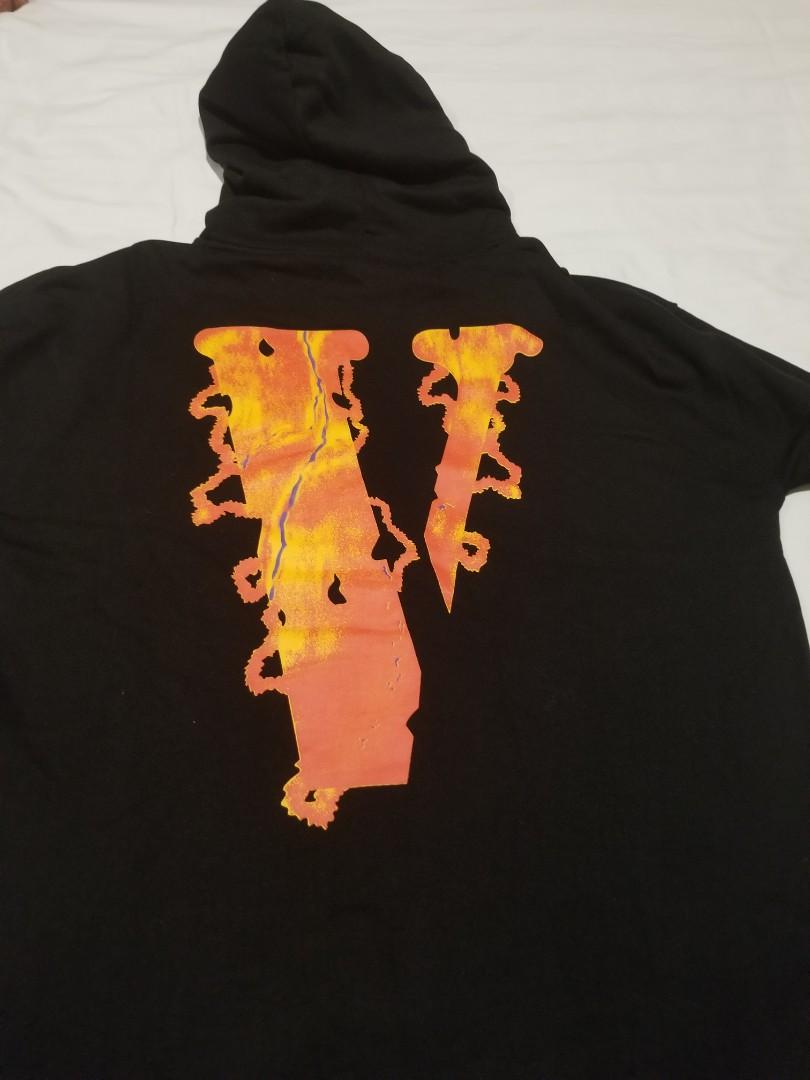 Vlone skull shocker hoodie sales