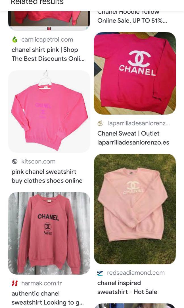 Chanel sweatshirt authentic Clearance