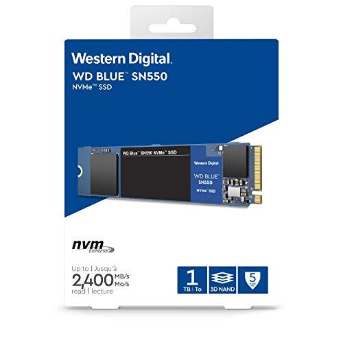 Western Digital WD Blue SN550 3D NAND NVMe SSD 1TB WDS100T2B0C 