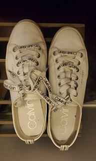 White Calvin Klein shoes
