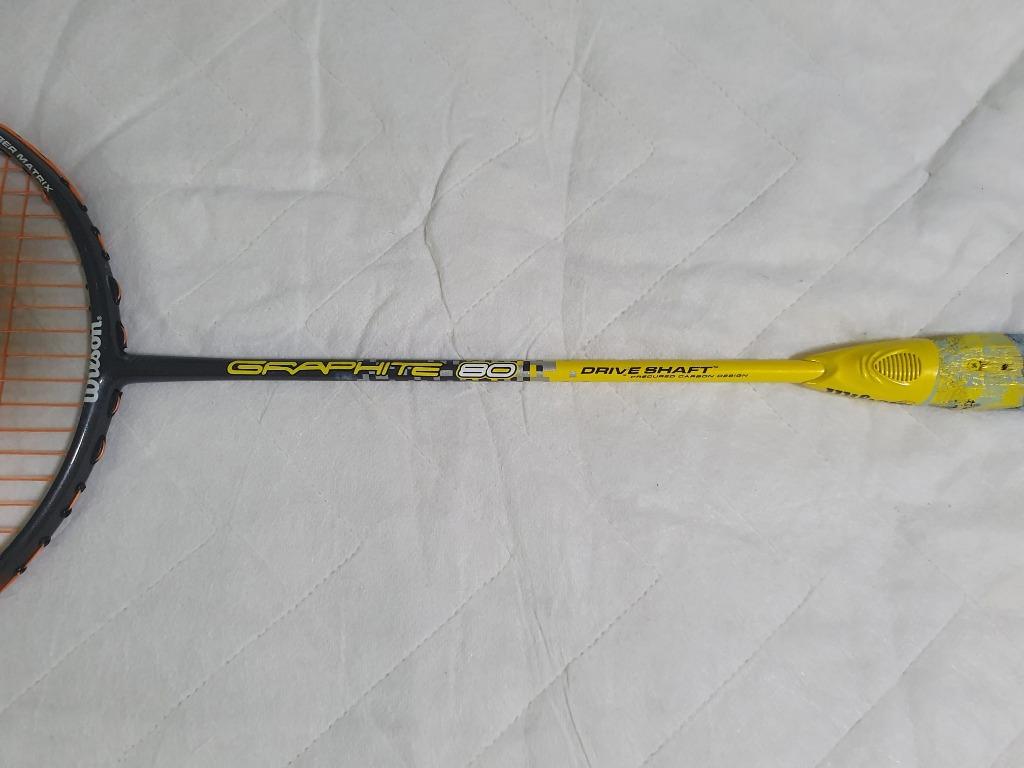 Wilson badminton racket, Sports Equipment, Sports & Games, Racket ...