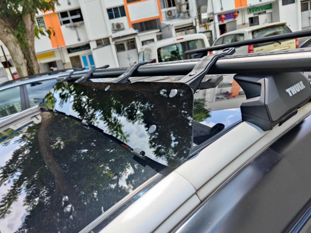 Wind Fairing/Deflector/Fender for Thule/Yakima Wingbar EVO Rooftop bars, Car Accessories