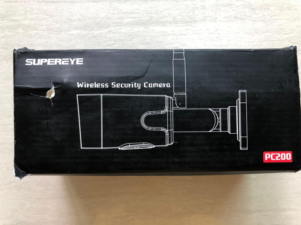 Wireless Security Camera Supereye PC200, Furniture & Home Living ...