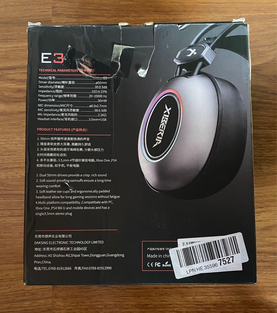Xiberia store e3 headset