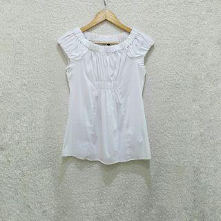 Zara Basic White Sleeveless Top