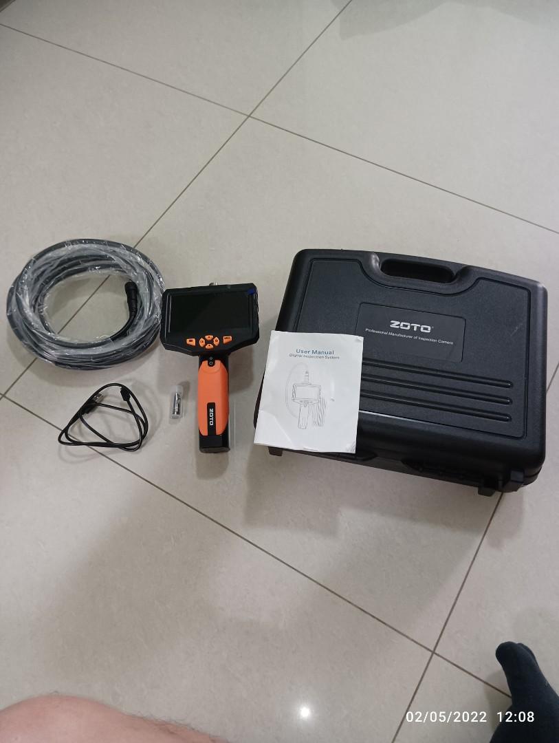 ZOTO Industrial Endoscope, 4.5 Inch 1080P Full HD IPS LCD Digital Inspection Camera, Computers