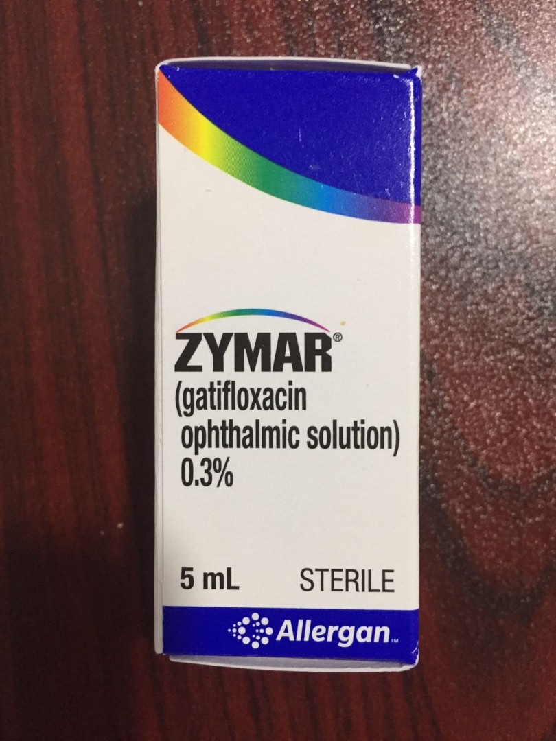 Zymar Antibiotic Eye Drop, Beauty & Personal Care, Vision Care on Carousell