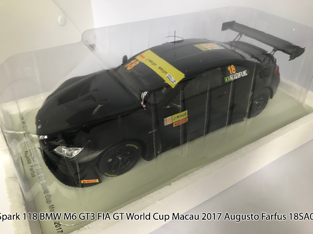1137 Spark 1:18 BMW M6 GT3 FIA GT World Cup Macau 2017 