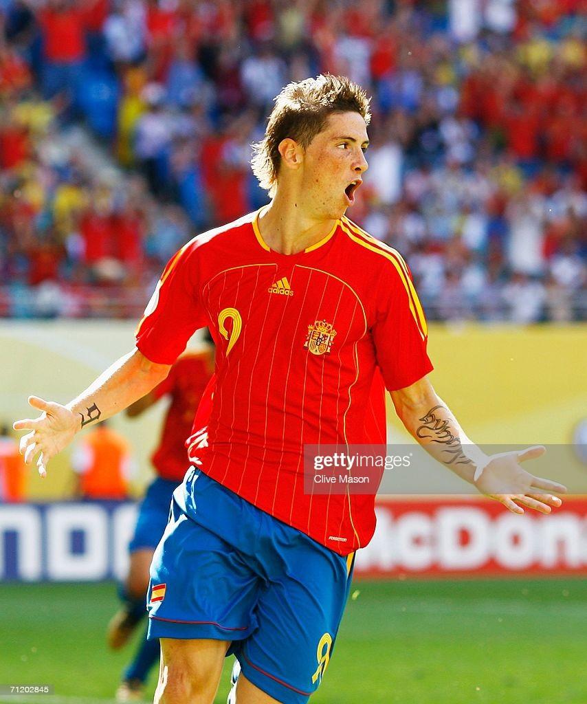 2006 08 Spain Home Jersey Jersi. No 9 Fernando Torres. World Cup 2006