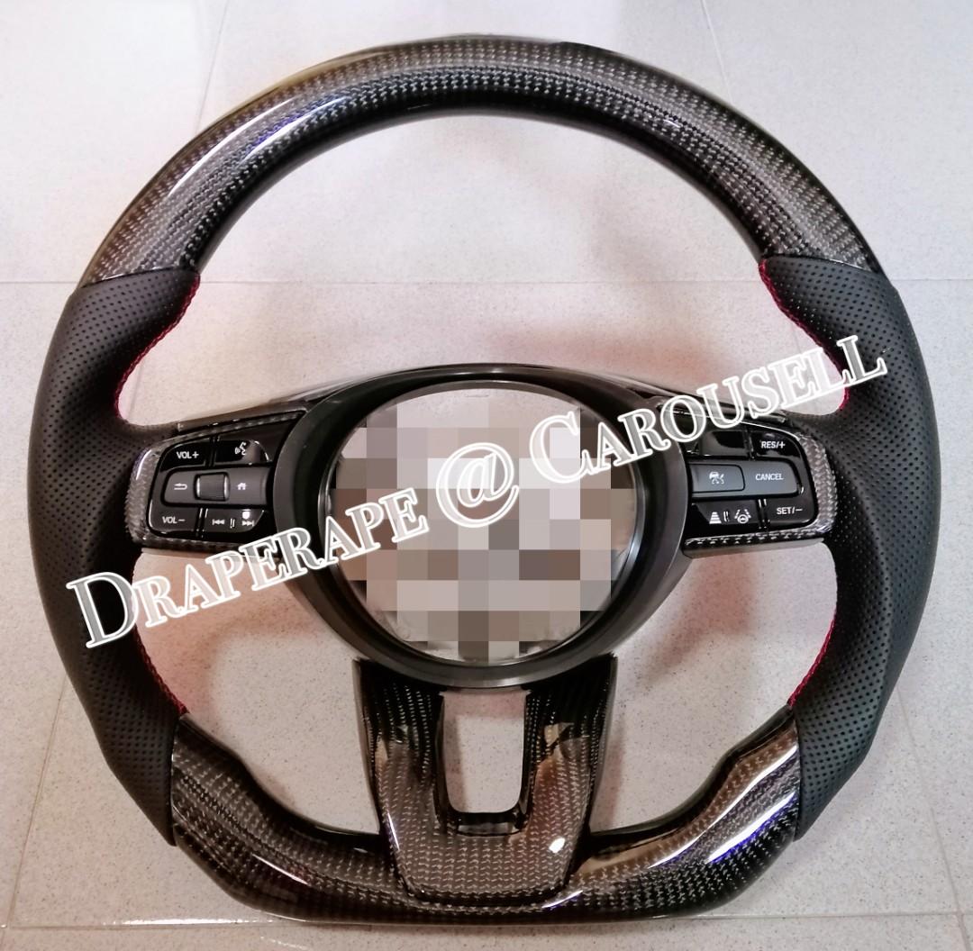 2021 Honda Vezel Carbon Fiber Steering Wheel Carbon Fiber