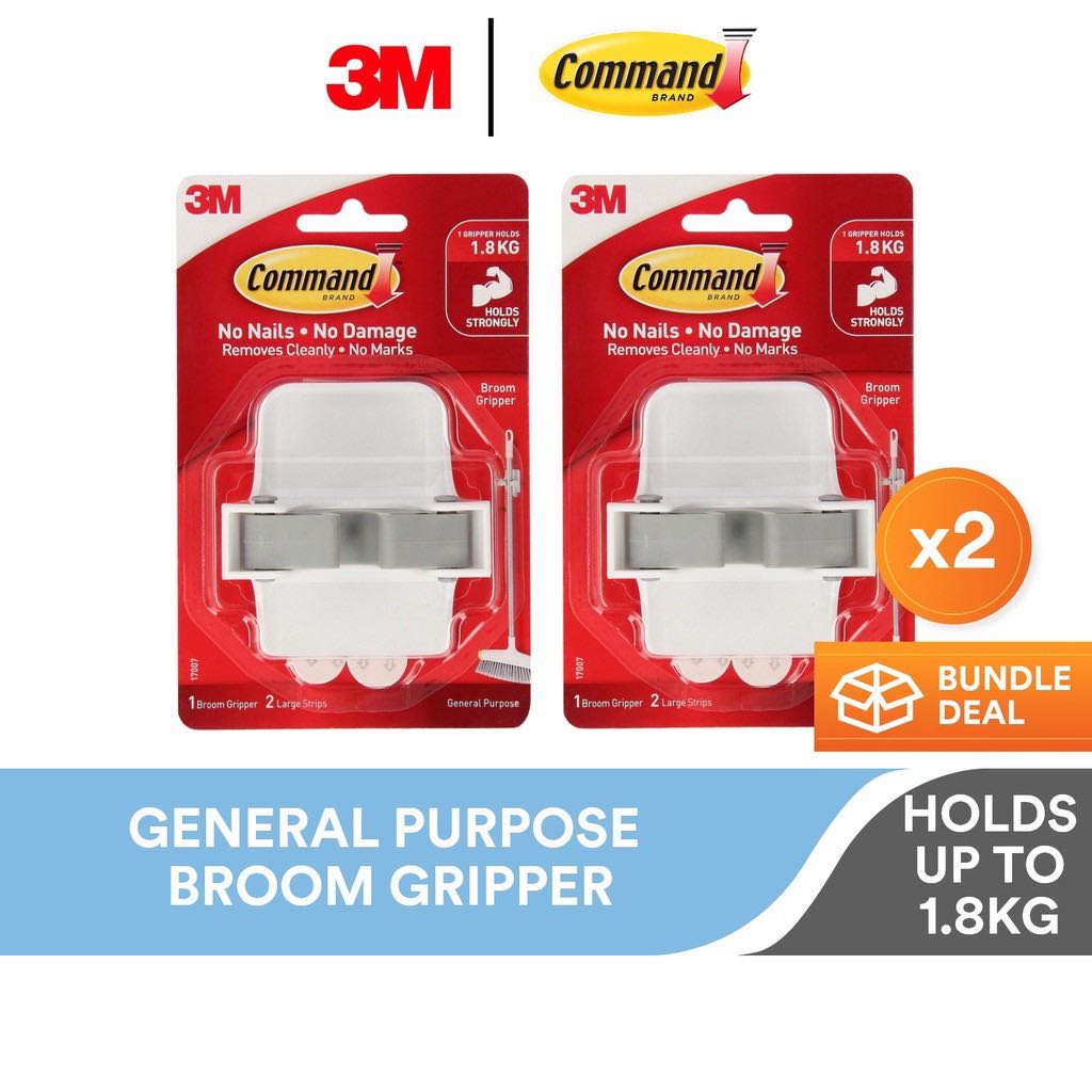 3M Broom and Mop gripper, Furniture & Home Living, Home Improvement