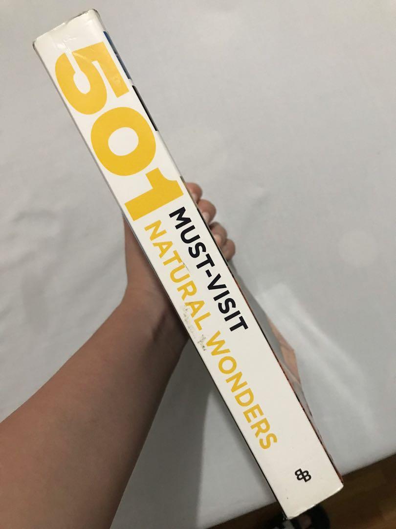 501 Must-Visit Natural Wonders (Category: Storybooks) located in Muntinlupa City. Submitted by regit_ (Listing ID 1142075004, Image 3). Description: Bought for 900 pesos, selling for 200 :) Good coffee table book! .