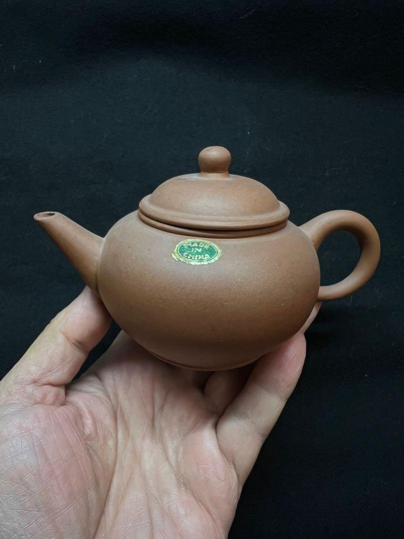 文革期綠標水平壶～宜興紫砂茶壺, 興趣及遊戲, 收藏品及紀念品, 古董