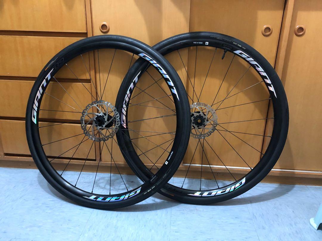 公路車輪組 Giant PR2 Disc 連碟, 運動產品, 單車及配件, 單車 Carousell