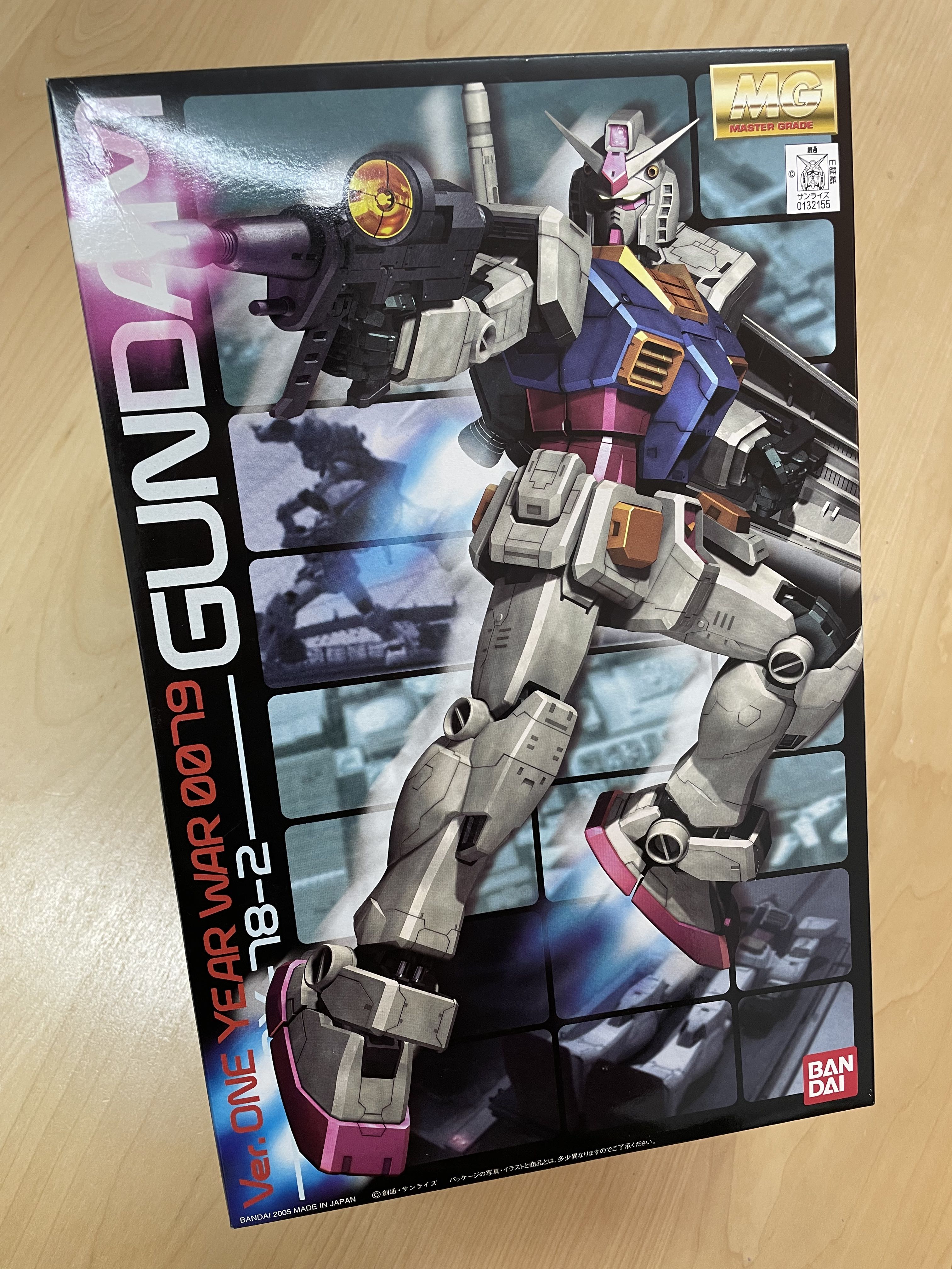 全新) (罕有難尋) MG RX-78-2 Gundam Ver.One Year War 0079 全新) (罕有難尋) MG RX-78-2 Gundam Ver.One Year War 0079
