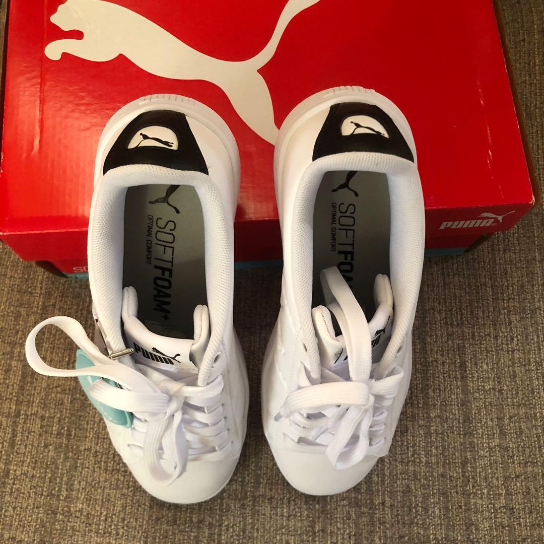 puma soft foam white