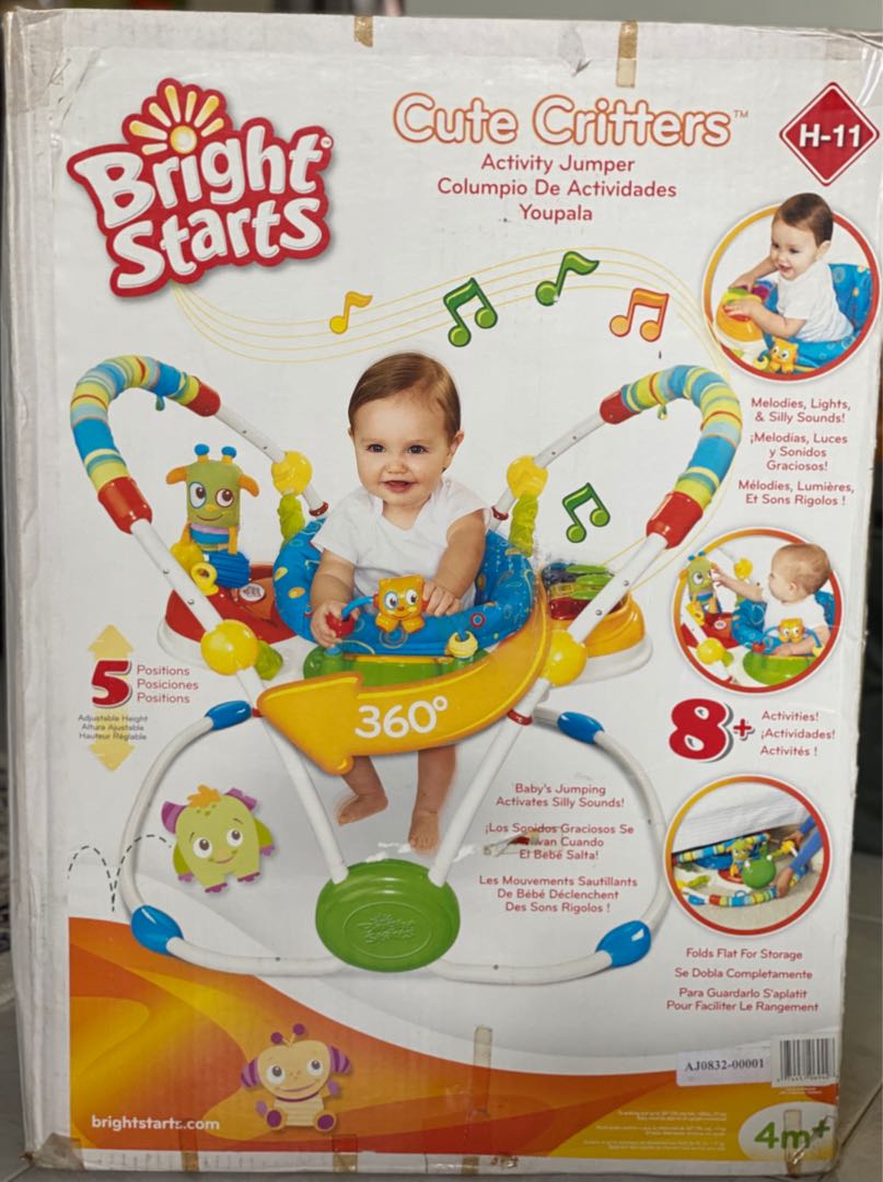 Bright starts cute critters activity discount jumper