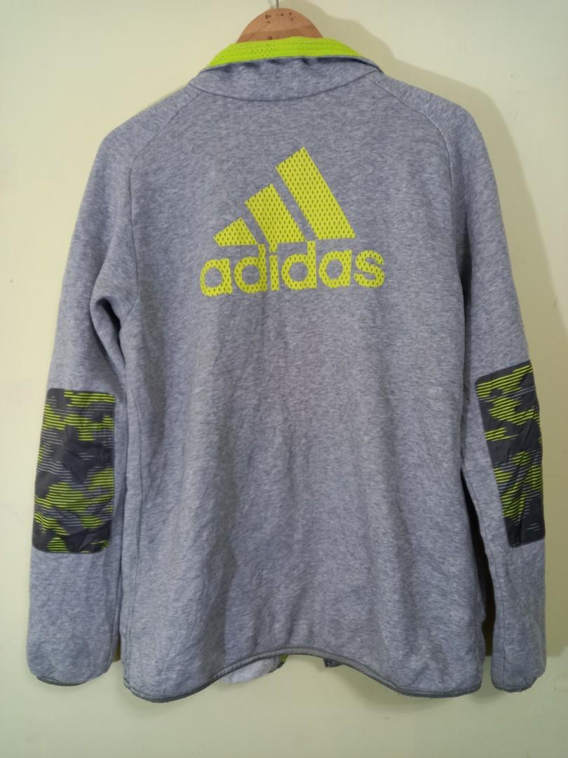 Adidas grey, Men's Fashion, Coats, Jackets and Outerwear on Carousell