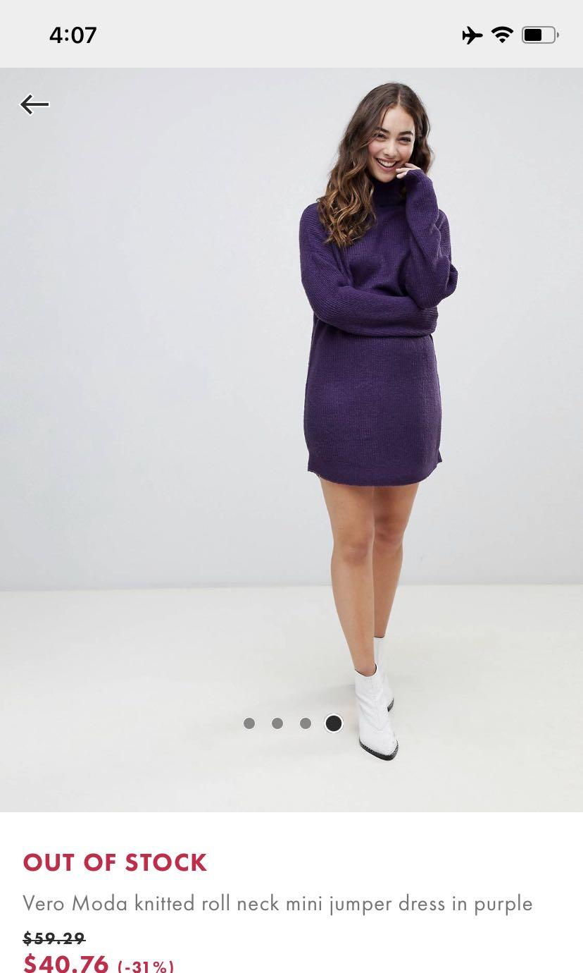 Purple dress sweater clearance