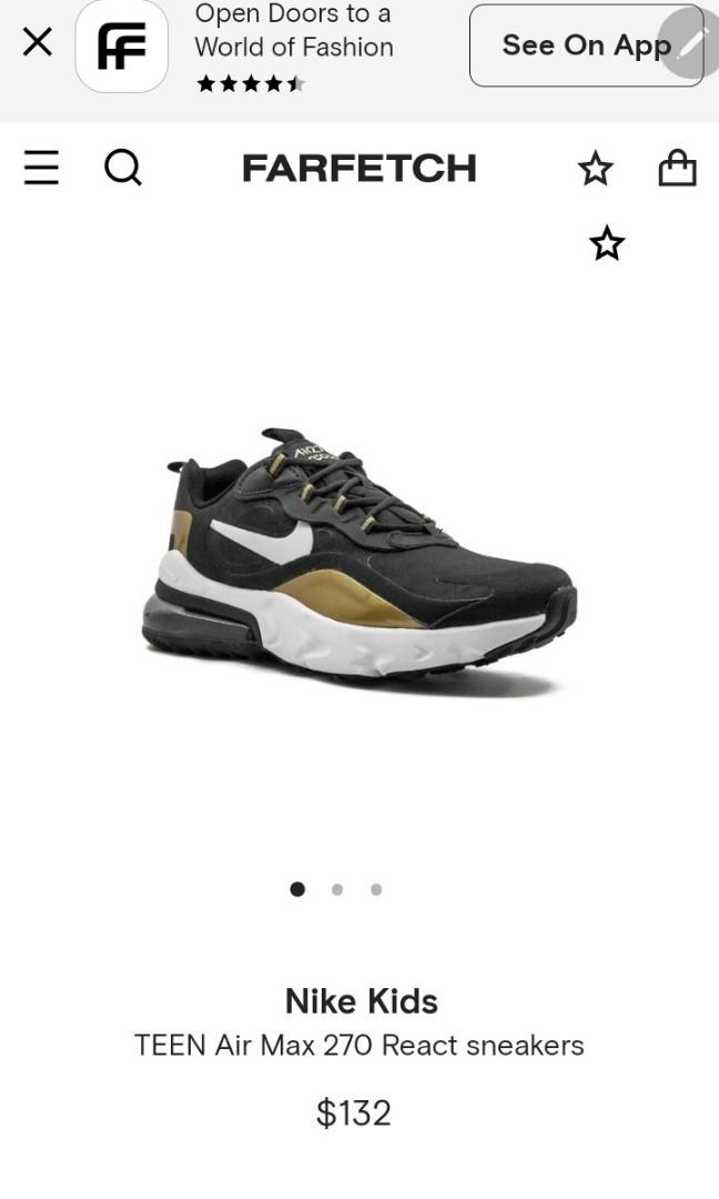 Kids air max 27 react best sale