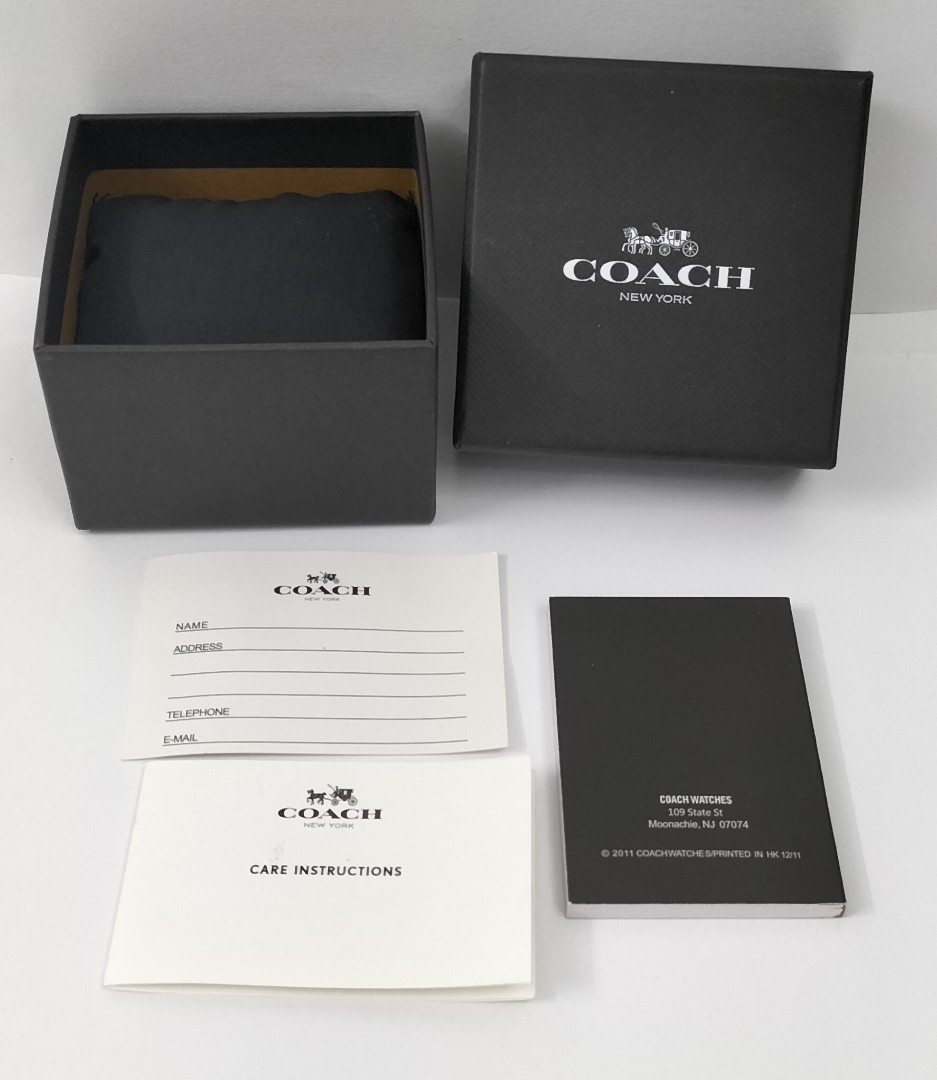 Coach shop watch box