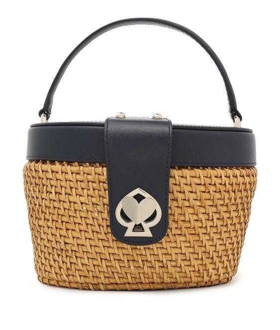 Authentic Kate Spade Rattan Bag, Women's Fashion, Bags & Wallets, Beach