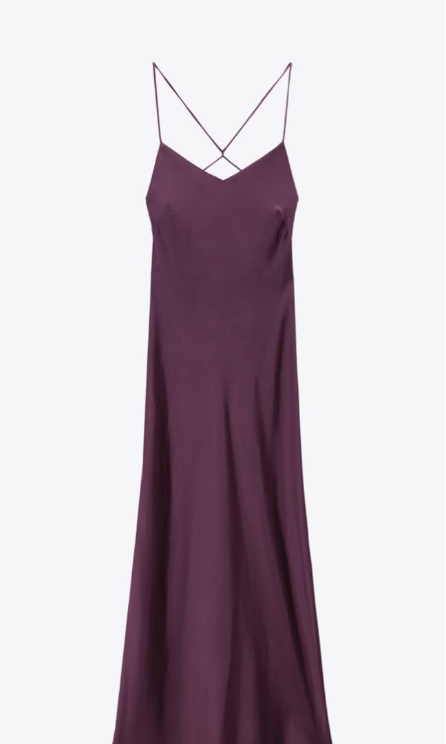 Crossed dress zara hot sale