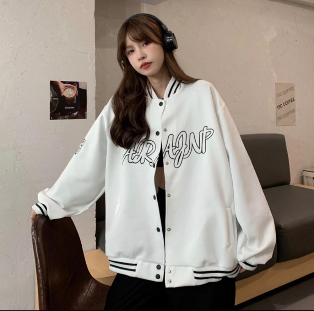 White varsity sweater hotsell