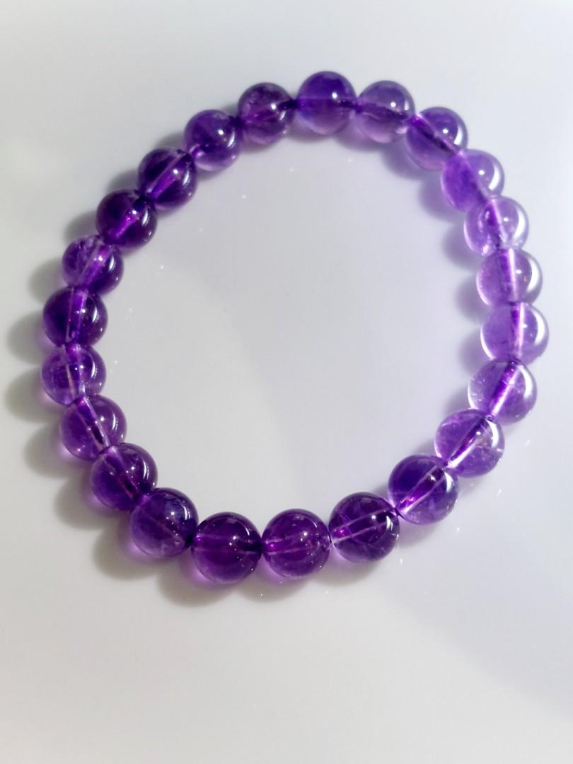 Genuine amethyst bracelet outlet