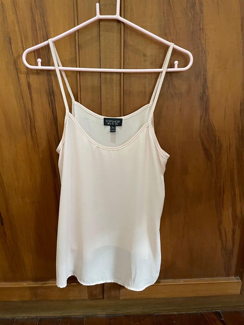 Baby Pink Topshop Cami (Category: Sleeveless) located in Quezon City. Submitted by monsdeclutter (Listing ID 1141965643, Image 1). Description: MOP: Gcash.