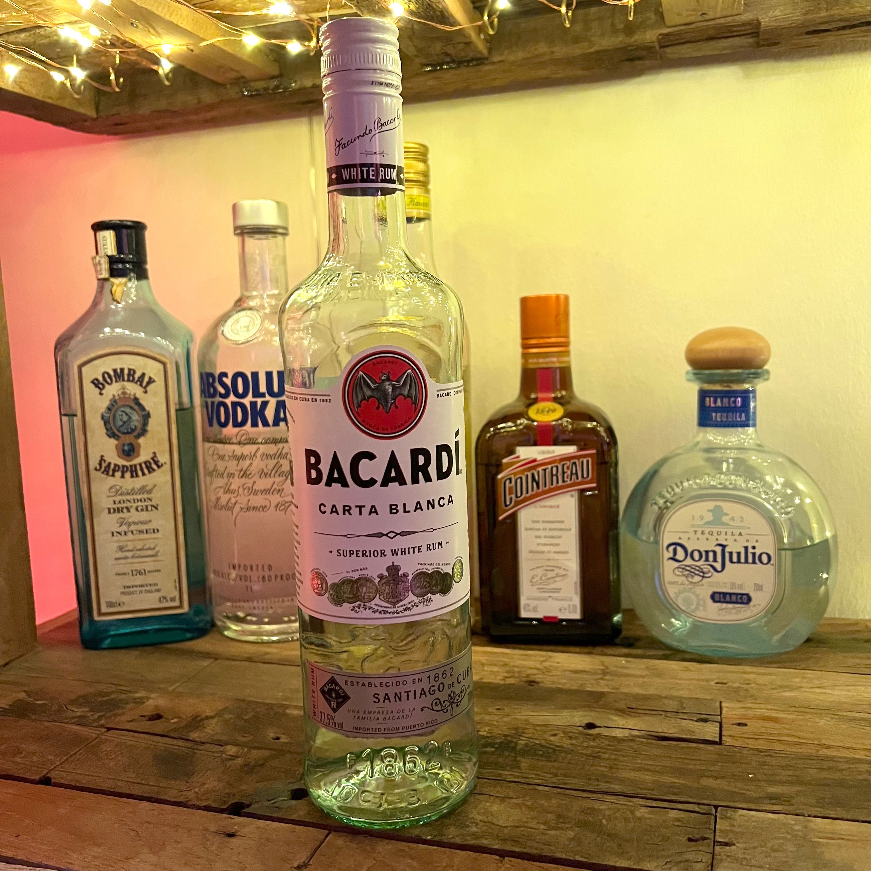 Bacardi Superior White Rum 700ml 60 Remaining, Food & Drinks