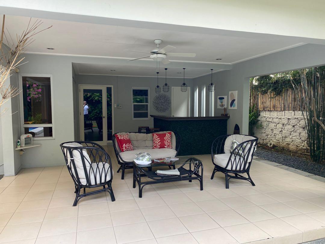 Bamboo Outdoor Sofa Set, Furniture & Home Living, Furniture, Other Home