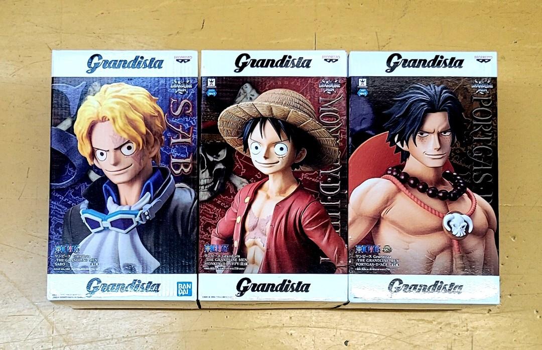 Banpresto 全新grandista One Piece 海賊王三兄弟 Ace Sabo Luffy 艾斯 薩波 路菲 興趣及遊戲 玩具 遊戲類 Carousell