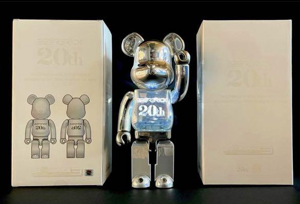 BE@RBRICK 20th Anniversary DEEP CHROME Ver.400 %