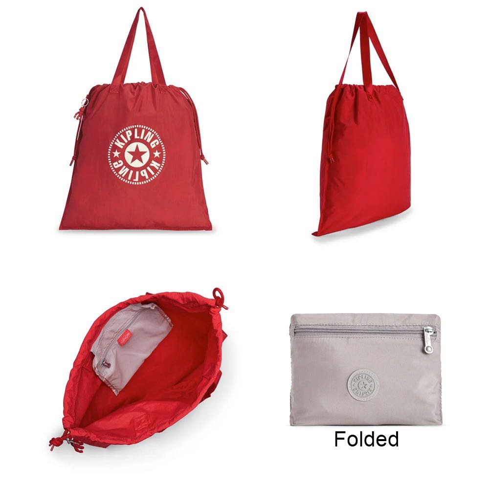 BNWT Authentic Kipling New Hiphurray L Fold Large foldable tote Women s Fashion Bags Wallets Purses Pouches on Carousell