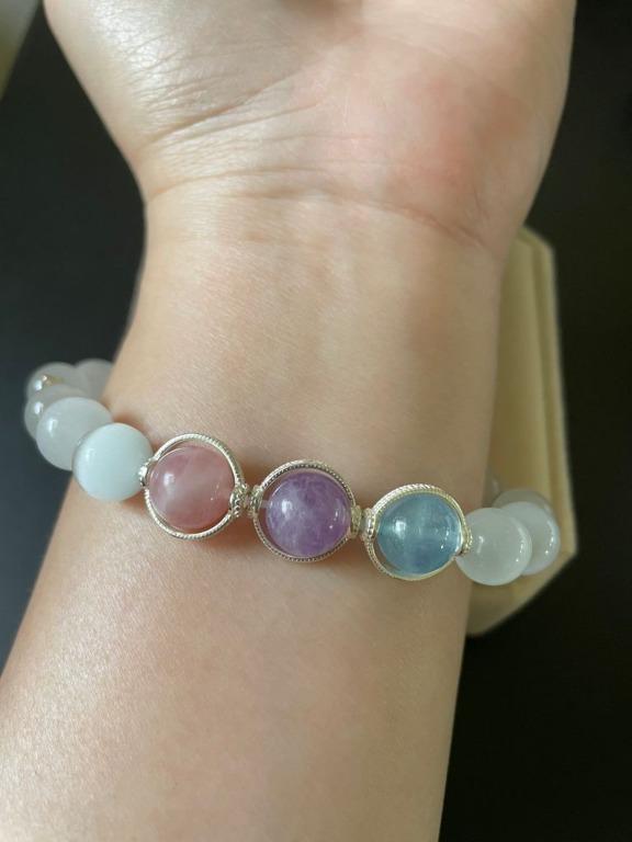 Bracelets WHITE TIGER EYES Women s Fashion Jewelry