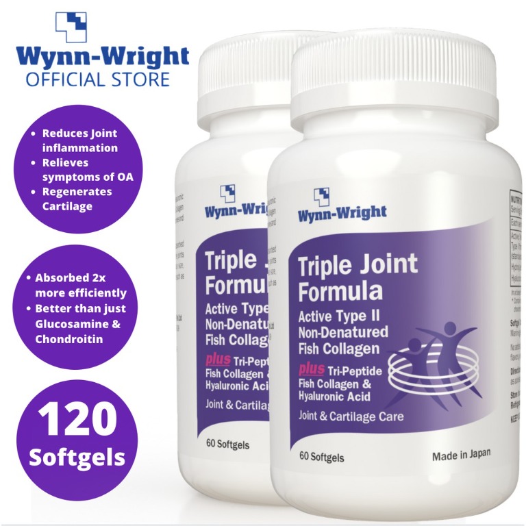 (Bundle of 2) Triple Joint Formula 5 in 1 Glucosamine Collagen Type