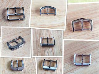 Cartier Franck Muller Hermes IWC Patek PP Pam VC Steel & Gold Pin Buckle