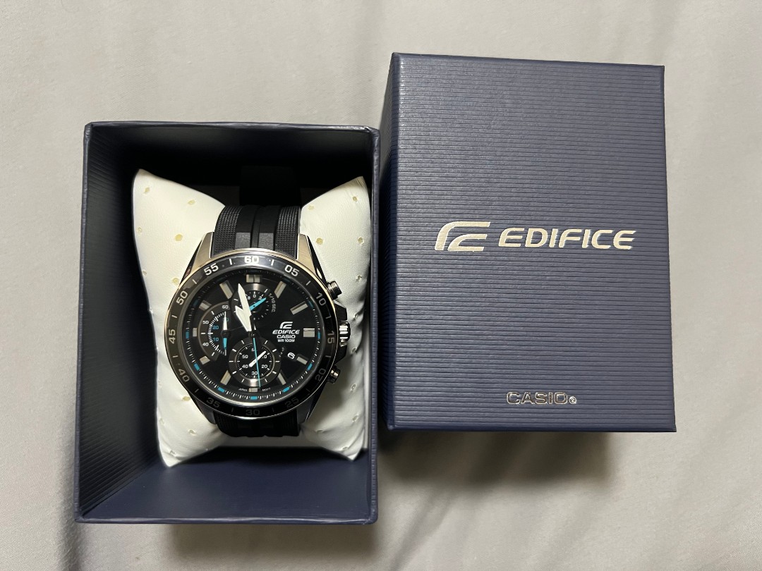 Casio outlet chronograph black