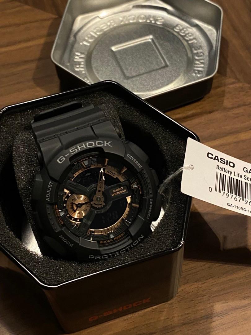 Casio G Shock GA110RG 1A Rose Gold Brand New
